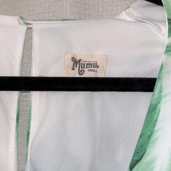 Show Me Your Mumu Riri Green Tropical Floral Print Romper Size Small - Picture 6 of 6